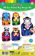 Load image into Gallery viewer, 3D Zoo Animal Key Hanger Kit