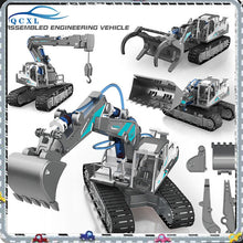 Load image into Gallery viewer, Bulldozer Hydraulic Car Model Toy Children Gifts