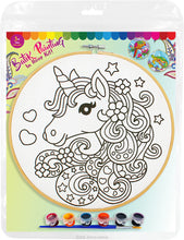 Load image into Gallery viewer, Batik Painting in Hoop Kit