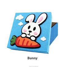 Load image into Gallery viewer, Felt Animal Gift Box - Unicorn / Owl / Bunny