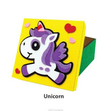 Load image into Gallery viewer, Felt Animal Gift Box - Unicorn / Owl / Bunny