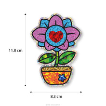 Load image into Gallery viewer, Foil Art 4-in-1 Flower Board Kit - Rose, Daisy, Heart, Sunflower