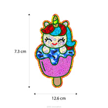 Load image into Gallery viewer, Foil Art 4-in-1 Unicorn Board Kit - Happy, Stars, Cupcake, Popsicle