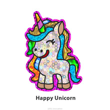 Load image into Gallery viewer, Foil Art 4-in-1 Unicorn Board Kit - Happy, Stars, Cupcake, Popsicle