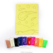 Load image into Gallery viewer, Glow-in-the-Dark Sand Art Kit - Space Series