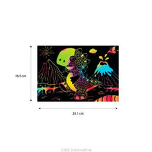 Load image into Gallery viewer, Tangle Scratch Art - Awesome Dino Kit