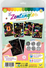 Load image into Gallery viewer, Tangle Scratch Art - Jungle Animal Kit