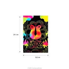 Load image into Gallery viewer, Tangle Scratch Art - Jungle Animal Kit
