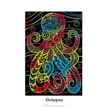 Load image into Gallery viewer, Tangle Scratch Art - Sealife Kit