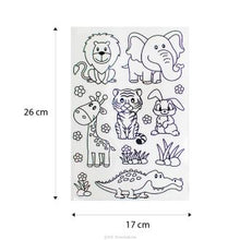 Load image into Gallery viewer, Suncatcher Window Deco Kit - Zoo Animals