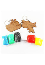 Load image into Gallery viewer, FOAM CLAY 2 IN 1 TRANSPORT KEYCHAIN KIT