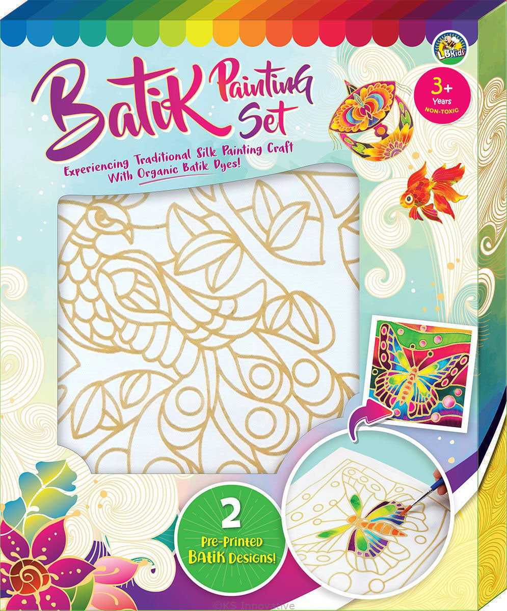 Batik DIY painting kit, Mandala Coloring