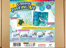 Load image into Gallery viewer, Canvas Pouring Art Box Set - Turtle And Shark