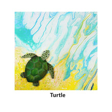Load image into Gallery viewer, Canvas Pouring Art Box Set - Turtle And Shark