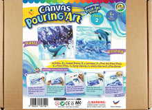 Load image into Gallery viewer, Canvas Pouring Art Box Set - Dolphin And Whale