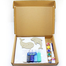 Load image into Gallery viewer, Canvas Pouring Art Box Set - Dolphin And Whale