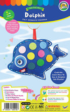 Load image into Gallery viewer, Felt Seaworld Plushie Kit - Dolphin