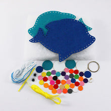 Load image into Gallery viewer, Felt Seaworld Plushie Kit - Dolphin