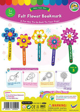 Load image into Gallery viewer, FELT FLOWER BOOKMARK PACK OF 5