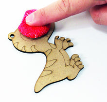 Load image into Gallery viewer, FOAM CLAY 2 IN 1 DINOSOUR KEYCHAIN KIT