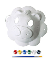 Load image into Gallery viewer, ANIMAL PAPER MASK PAINTING KIT