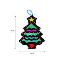 Load image into Gallery viewer, Stained Glass Christmas Hanging Deco Pack of 5