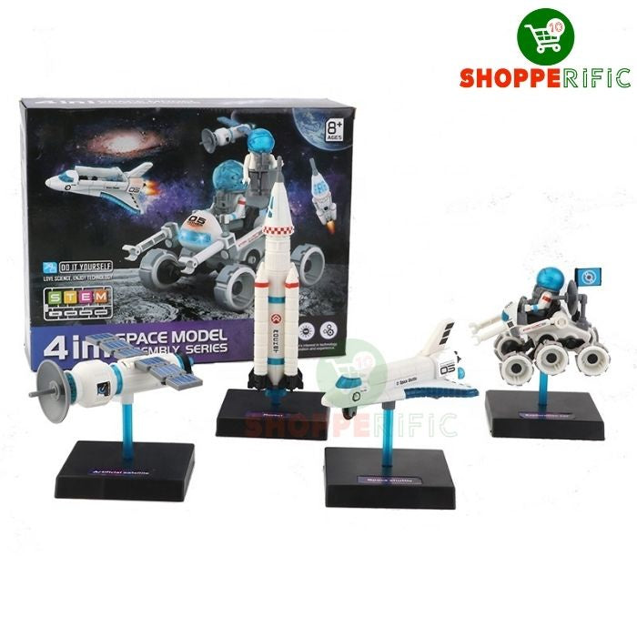 DIY 4 in 1 Space Model Assembly Series