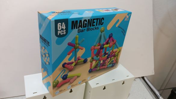 64Pcs Strong Magnetic Bar Block Educational Toys Kids