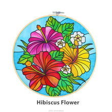 Load image into Gallery viewer, Batik Painting in Hoop Kit
