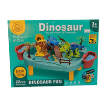 Load image into Gallery viewer, Dino Dinosaur Puzzle Scene DIY Assembly Desk IQ EQ Fun Toy 22pcs

