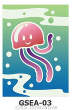 Load image into Gallery viewer, Glow-in-the-Dark Sand Art Kit - Sea Series
