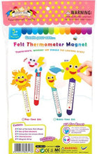 Load image into Gallery viewer, Felt Thermometer Magnet Set Pack of 2

