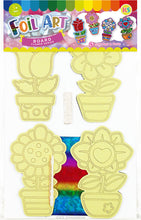 Load image into Gallery viewer, Foil Art 4-in-1 Flower Board Kit - Rose, Daisy, Heart, Sunflower
