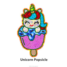 Load image into Gallery viewer, Foil Art 4-in-1 Unicorn Board Kit - Happy, Stars, Cupcake, Popsicle
