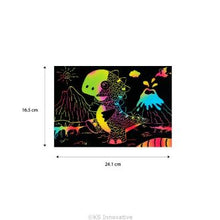 Load image into Gallery viewer, Tangle Scratch Art - Awesome Dino Kit
