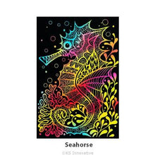 Load image into Gallery viewer, Tangle Scratch Art - Sealife Kit
