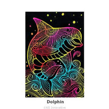 Load image into Gallery viewer, Tangle Scratch Art - Sealife Kit
